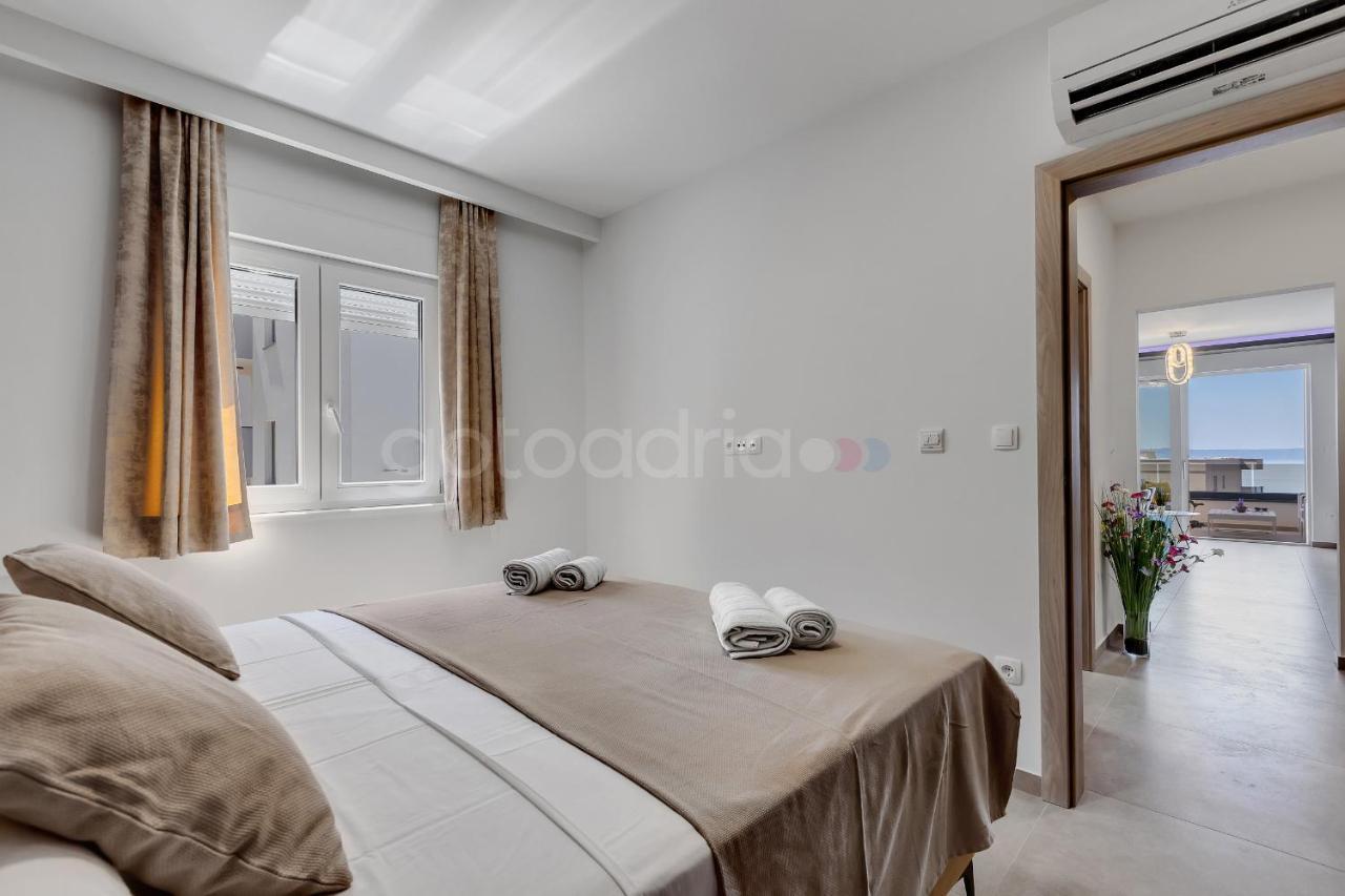 Luxury Seaview Apt Luki - Free Parking Makarska Eksteriør bilde