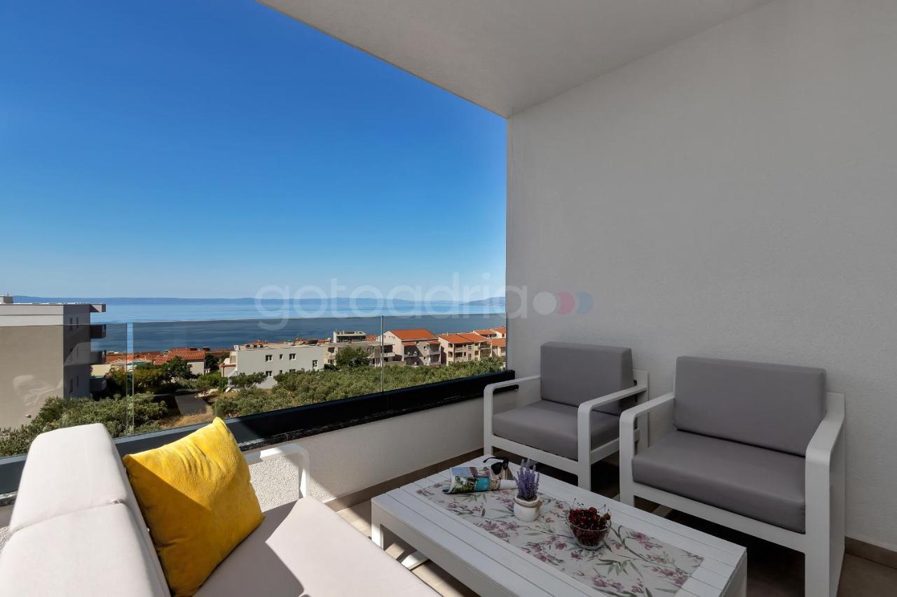 Luxury Seaview Apt Luki - Free Parking Makarska Eksteriør bilde