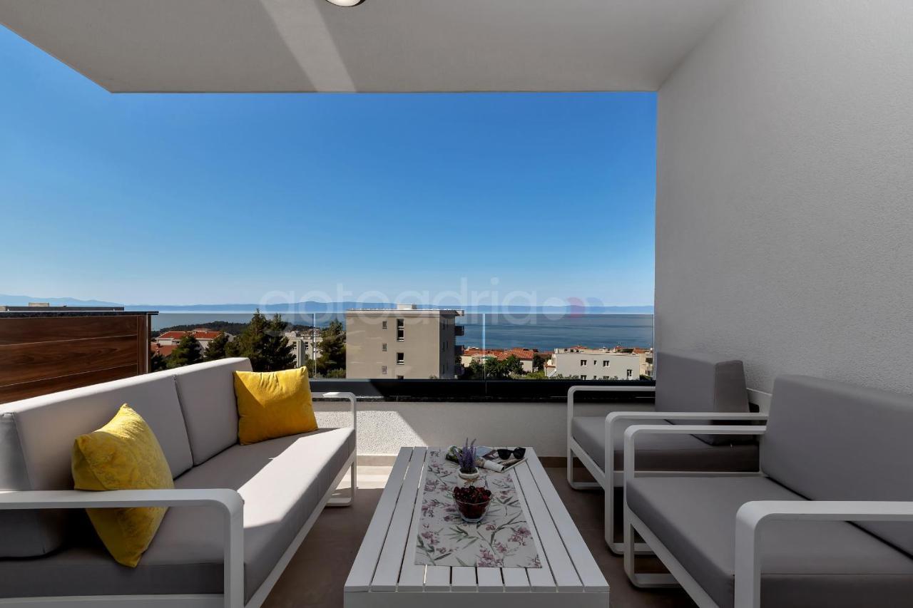 Luxury Seaview Apt Luki - Free Parking Makarska Eksteriør bilde